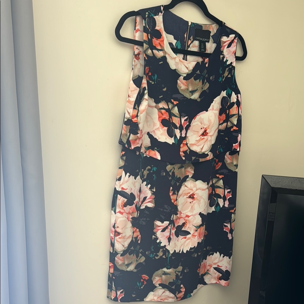 Cynthia Rowley Pink Sheath Mini Dress Sleeveless Scoop Neck